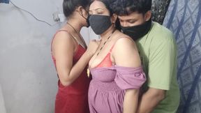 Biwi Aur Sali Ki Ek Sath Mast Chudai - Hot Sex With Indian Wife And Sister-In-Law