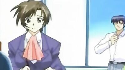 Watch this fat man pound a teen's tight pussy in dirty anime sex video