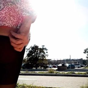 sounding dildo outdoors 9