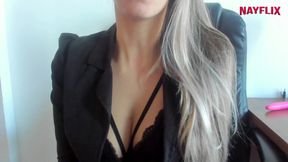 Horny Businesswoman at Work