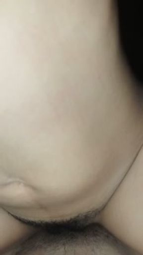 18-year-old girl rides with her pussy wet. #7