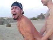 Xisco preña a Leo follan en el cruising en público