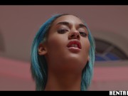 Real Life Hentai - Capri Lmonde loses milk around and squirt in her own mouth - Squirts cum!