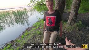 Unexpected Encounters: A Fit MILF's Playful Afternoon with a Striking Stranger