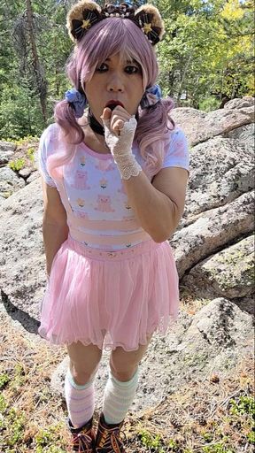 Little Tranny Showoff