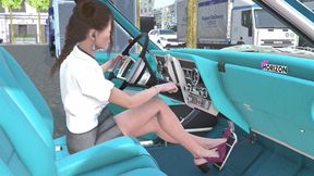Oldsmobile Tornado Cranking Template - Kayo in Slingback Heels 1080p