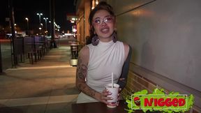 alt tattoo girl fucks a bbc blindfolded. fedora morelli, cheated on interracial on nigged