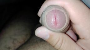 Me llene de semen el ombligo