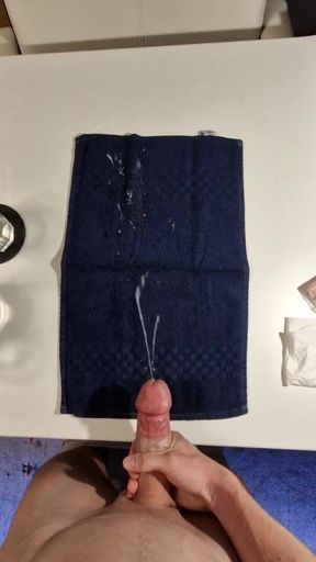 I empty my bulging balls on the table