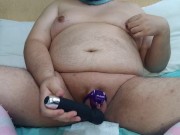 Playing with my sissy clitty