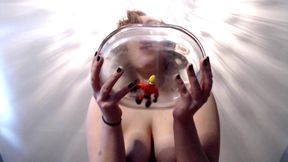 Giantess Swallows Little Man