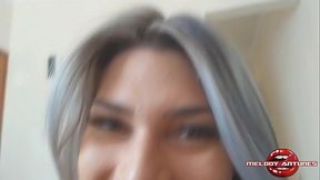 FODENDO COM MAIS UM F&Atilde_! NO FINAL O SAFADO ENCHEU MINHA BOCA DE LEITINHO BEM GOSTOSO! | MELODY ANTUNES |