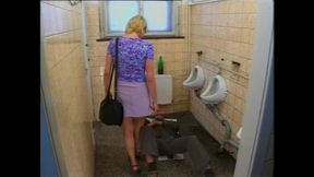 Busty MILF Pisses on a Pig's Face and Then Gets Ass Fucked and Creampied in Her Mouth