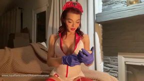 Naughty Nurse Emma Rose Hungry HOLES!