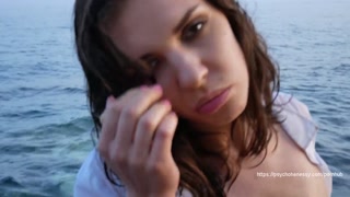 Sexy teaser in the sea