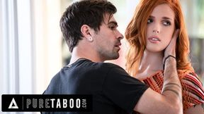 PURE TABOO Scarlett Mae Swallows Her Criminal Ex-Boyfriend&#039;s Load Before He&#039;s Sent To Jail