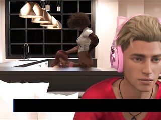 Ebony Transsexual Stepmom Screwing Her Stepsons Cheating Cutie Ally