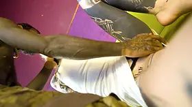Pierced Pussy Takes Big Long Cock and Fuck Her Hard