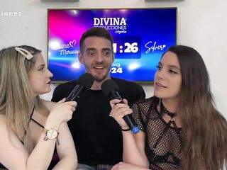 Divina Producciones Porn Casting - DivinaMaruuu and SilverJinx Bang the 1st Participant