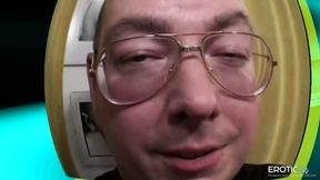 Dirty Lea gets destroyed with a nasty group blowjob