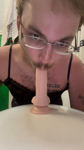 Texas Sissy Brandy Dildo Worship