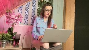 close up of yawn, you are inside us Angie wmv