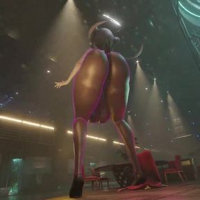 Kisaki & Toki at the Cum Bar (Excessive Futanari Cumshot) [HoldingNuts]