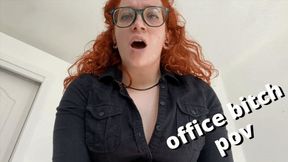 beta fucktoy part 2: free use office bitch in panties and chastity for futa boss - HD