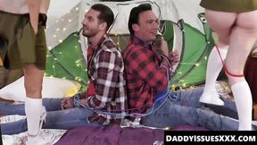 Teen girls Katie Kai and Kamryn Jade take our huge cocks