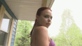 Spring Buttplug & Lingerie Outside 480p wmv