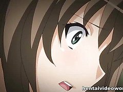 Public anime pussy fingering and fucking