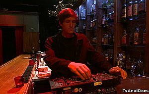 Shemale stripper anal fucks sound guy