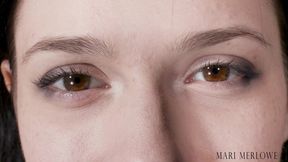 Close Up Eye and Eyelash Fetish - Mari Merlowe 720