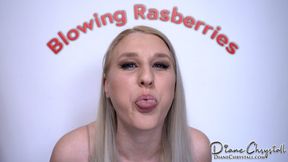 Blowing raspberies for you!