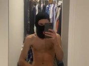 Skinny hung twunk busts morning nut