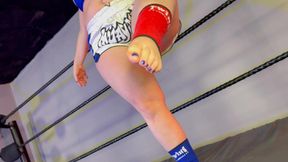 MW-1688 Mutiny POV kickboxing (focus on feet and Muay Thai shorts)