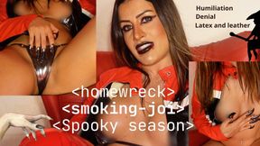 Halloween fake nails smoking Joi