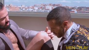 MENATPLAY - Bull fighter Denis Vega anal fucked by businessman