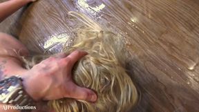 Rough Sex Fucking Her Mouth and Ass. Fisting Her Pussy. Rimming My Ass. Cum and Piss All Over Her Slutty Face