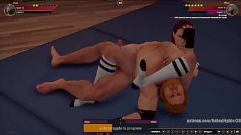 Zoya VS Vilkor (Naked Fighter 3D)