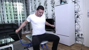 Milf bends over for a fuck then sucks cum off dick