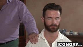 Gay daddies Brendan Patrick and Hugh Hunter fuck hard