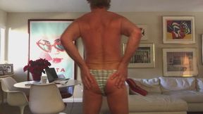 Gay Bikini Model shows off