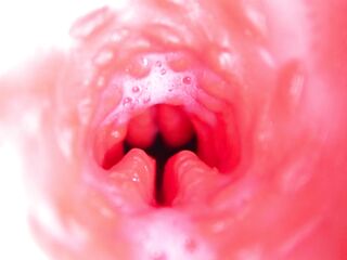 CAMERA INSIDE TWAT: NEARLY CUM IN VAGINA! SUPERLATIVELY GOOD Interior ASMR in 4K