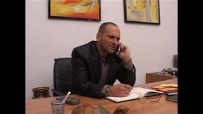 The boss's big dick in ass