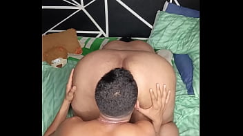 latina gets her ass licked