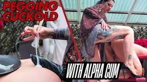 Beta ass fucked with Alpha cum: cuckold pegging humiliation