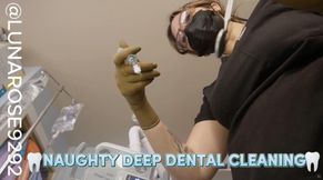 NAUGHTY DEEP DENTAL CLEANING POV🧤🪥🦷😈🍆💦🥵🔥