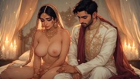 Beautiful Indian stepmother convinced stepson to have sex with her