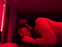 Amateur Teen Blowjob Under the Cover